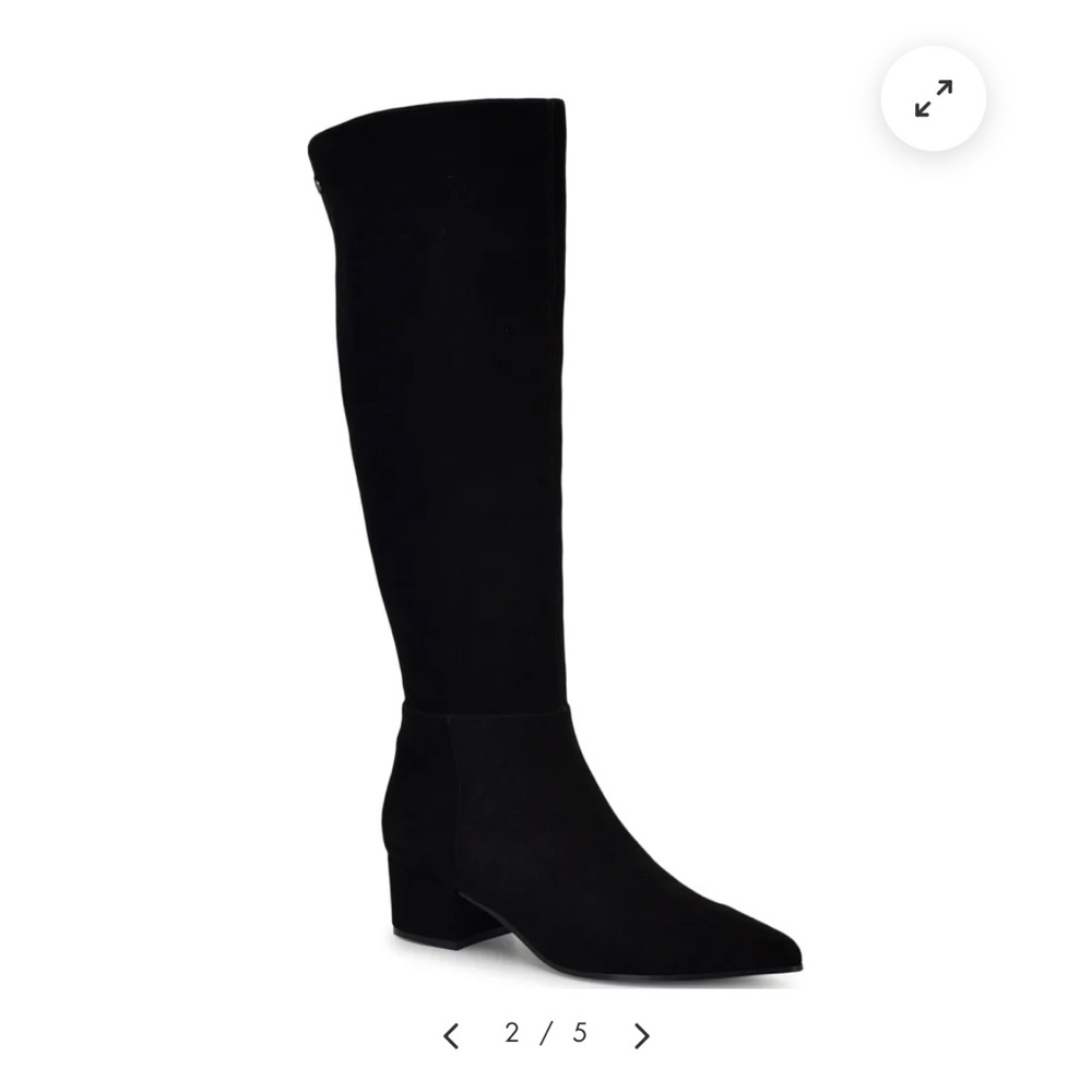 Nine West Black Over the Knee Boots